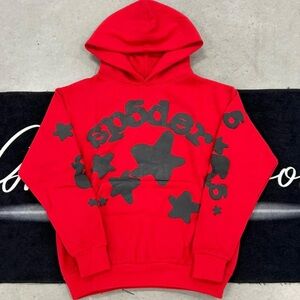 Sp5der Beluga Hoodie Sweatshirt Red
Got it for a B-day present and it doesnt fit